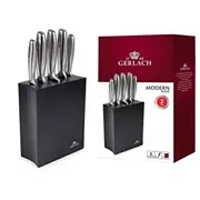 Gerlach.zestaw Noży W Bloku  5Szt. Modern Czarny Gerlach Zestaw Kuchennych C 5901035518261 Wlononwcrcxbb