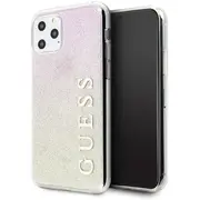 Guess Guhcn65Pcuglgpi Hard Gradient Glitter Case Aizsargapvalks Priekš Apple iPhone 11 Pro Max Rozā - Zeltains  3700740472002