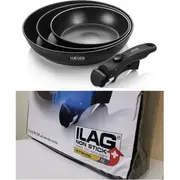 Haeger Pa-C04.021A Easy Fit Pans Pannu komplekts ar noņemamu rokturi 3Gb Bojāts iepakojums  Damage 9202318425006