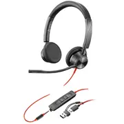 Hp Poly Blackwire 3325 Stereo Usb-C Headset 3.5Mm Plug Usb-C/A Adapter  8X221Aa 197498429144 Perpo2Slu0103