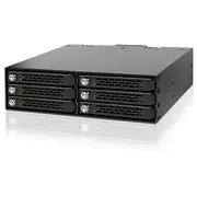 Icy Dock Mb996Sk-6Sb drive bay panel Black  4713227445153 Wlononwcrsjth