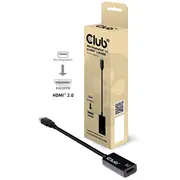 I/O Adapter Mini Dp To Hdmi/Active M/F Cac-1180 Club3D  8719214470869