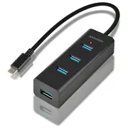 Axagon Hue-S2C 4X Usb3.0 Charging Hub, Microusb Connector, Type-C  8595247903686