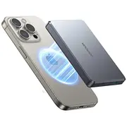 Joyroom Jr-Pbm08 Pro ārējais akumulators Powerbank  10000 mAh 20W Lightning, Usb-C, Bezvadu, Magsafe pelēks Jr-Pbm08ProGrey 6956116729707 85076000