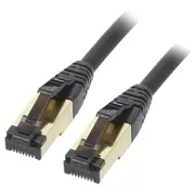 Kabelis Gembird S  Ftp Cat. 8 Lszh Patch Cord Black 10 m Pp8-Lszhcu-Bk-10M 8716309120685 85444210
