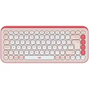 Klaviatūra Logitech Pop Icon Keys Off White Rose Us  920-013073 5099206127548