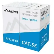 Lanberg Lcs5-11Cu-0305-S networking cable Grey 305 m Cat5E S/Ftp S-Stp  5901969424584 Wlononwcrodr1