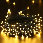 Led Ziemassvētku iekštelpu virtene / Ww - silti balta 300 diodi 15W 8 režīmi 17M Ip22 savienojamā  Dl-024 2000002005117