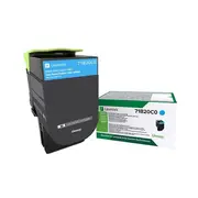 Lexmark Return Prgm Cyan Toner 2.3K  71B20C0 734646641876 Wlononwcrcno4