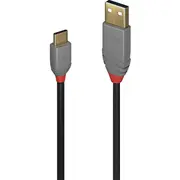 Lindy 2M Usb 2.0  Type A to C Cable, Anthra Line 36887 4002888368872 269307