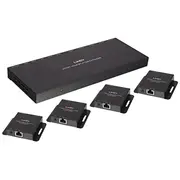 Lindy 70M Cat.6 4 Port Hdmi 4K30 Amp Ir Splitter Extender with Loop Out  38155 4002888381550