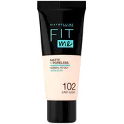 Maybelline Fit Me Foundation Matte  Poreless Tonālais krēms 102 Fair Ivory 30 ml 360053136936