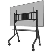 Neomounts Floor stand  Fl50-575Bl1 Tv trolley Adjustable Height 65-110 Maximum weight Capacity 125 kg Black 8717371443092