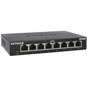 Netgear Gs308-300Pes network switch Unmanaged L2 Gigabit Ethernet 10/100/1000 Black  606449140149 Swtngenie0025