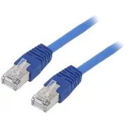 Patch cord F/Utp Cat 5E Rj45 plug,both sides stranded Cca 2M  Pp22-2M/B