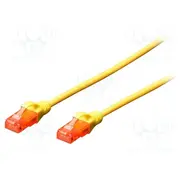 Patch cord U/Utp Cat 5E Rj45 plug,both sides stranded Cca 3M  Dk-1512-030/Y
