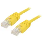 Patch cord U/Utp Cat 5E Rj45 plug,both sides stranded Cca 3M  Pp12-3M/Y