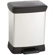 Pedāļspainis metalizēts Deco Bin 30L sudraba  0802164582 3253922164009 39249000