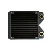 Phobya R27-S120 Radiator, 120 mm 18 Fpi, Kupferlamellen, 2X G1/4-Zoll-Anschlüsse - schwarz  4049469346331 Wara-609