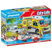 Playmobil Set City Life 71202 Ambulance with light and sound  4008789712028