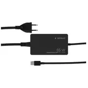 Portatīvā datora lādētājs Gembird Universal 65W Usb Type-C Pd  Npa-Ac-Pdqc65-01 8716309132312