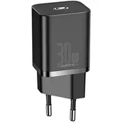 Baseus Super Si tīkla lādētājs  30W Qc Usb-C melns Ccsup-J01 6953156205062 85044030