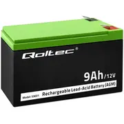 Qoltec 53031 Gel battery 12V 9Ah  5901878530314 Zsiqocaku0001
