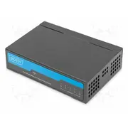 Switch Ethernet Dc 5V female,RJ45 socket x5 black 148.8Kbps  Dn-80202-1