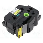 Tape 36Mm 8M yellow for printer Character colour black  Br-Tzefx661 Tze-Fx661