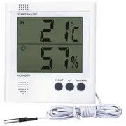Digitālais termometrs - Higrometrs ar zondi  E8471 8592920010983
