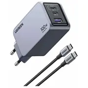 Ugreen Nexode Pro 100W, Gan, Usb  2X Usb-C szara 25874 6941876228744 20866007223