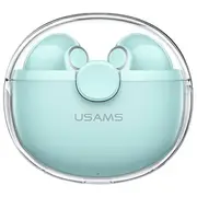 Usams Słuchawki Bluetooth 5.1 Tws Bu series bezprzewodowe zielony green Bhubu03  6958444989679