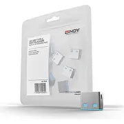 Lindy Usb Type A Port Blockers Without Key - Pack of 10, Blue  40462 4002888404624 204300
