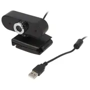 Webcam black Usb Hd 720P,Pnp 1.45M clip 60  Ua0368