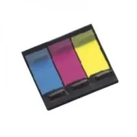 Indeksi 20X48Mm,  20 lapiņas, 3 krāsas, Z-Veida Neon Pr45611
