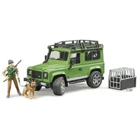 Bruder 2587 02587 Land Rover Defender Station Wagon with Forester and Dog  4001702025878