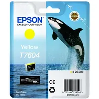 Epson T7604  Ink Cartridge Yellow C13T76044010 8715946539096