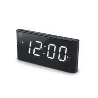 New-One Alarm function Cr136 Dual Clock Radio Pll Black  3700460208288