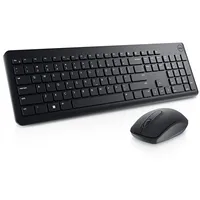 Dell  Keyboard and Mouse Km3322W Set Wireless Batteries included Lt Black connection 580-AkfzLt 2000001254370