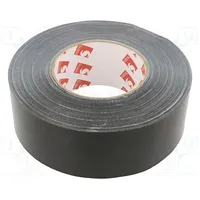 Tape duct W 50Mm L 50M Thk 0.26Mm black rubber -2080C  Scapa-3120-50/50Bk Taśma 3120 50Mm/50M Czarna Tkaninowa