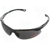 Safety spectacles Lens gray Protection class Ft  Lahti-L1500300 L1500300