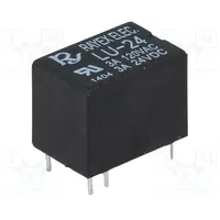 Relay electromagnetic Spdt Ucoil 24Vdc Icontacts max 3A Tht  Lu-24