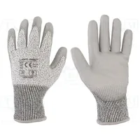 Protective gloves Size 9 grey composite fibre  Lahti-L200109K L200109K