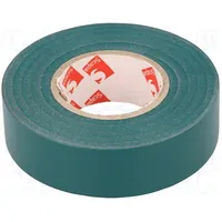 Tape electrical insulating W 19Mm L 25M Thk 0.13Mm green  Scapa-2702-19G Scapa-2702-19X25 Green