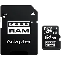 M1Aa-0640R12 Memory card Sd Xc Micro 64Gb Read 100Mb/S Write 10Mb/S Goodram 