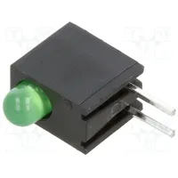 Led in housing green 3Mm No.of diodes 1 2Ma Lens diffused  H101Cgdl