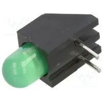 Led in housing green 5Mm No.of diodes 1 2Ma Lens diffused  H178Cgdl