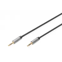 Digitus Aux Audio Cable Stereo Db-510110-018-S 3.5 mm jack to jack, 1.8 m  4016032481270
