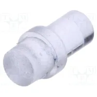 Fiber for Led round Ø3Mm Front flat straight with flange  Plp1-5Mm-F