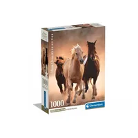 Puzzle 1000 elements Compact Running Horses  Wzclet0Ug039771 8005125397716 39771